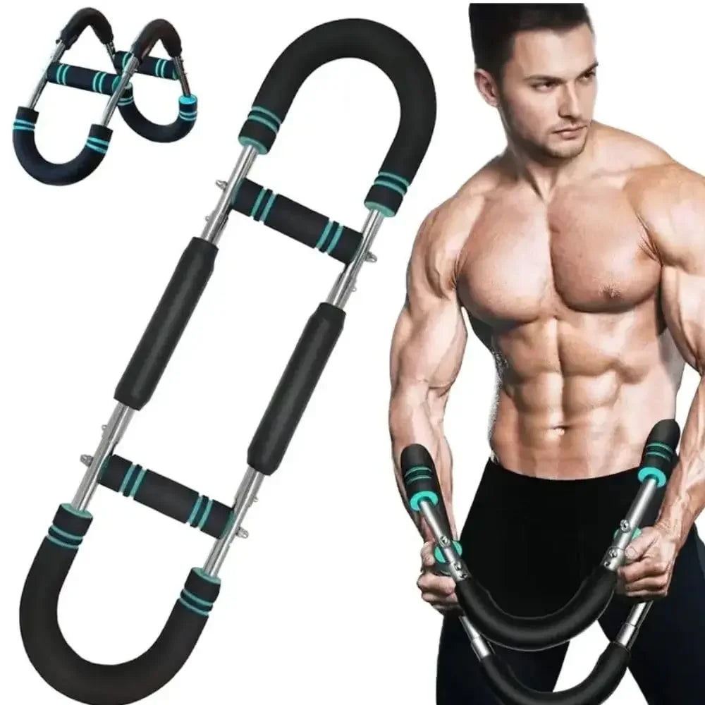 Adjustable Stainless Steel Chest and Arm Resistance Trainer