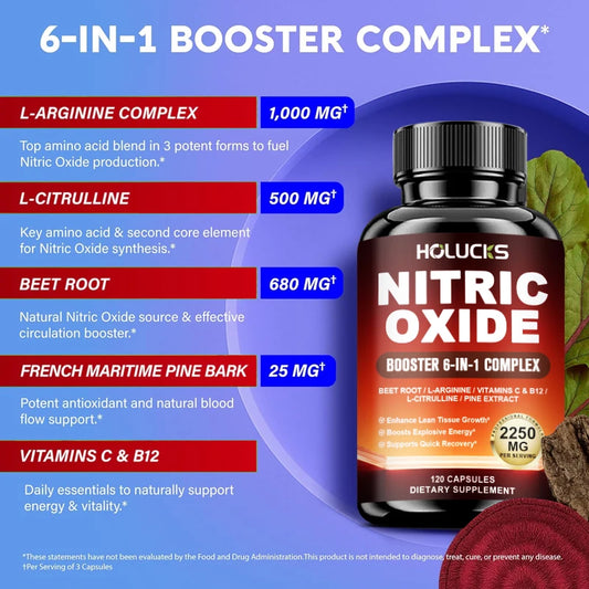 Nitric Oxide Pre-Workout Beet Root Energy Supplement