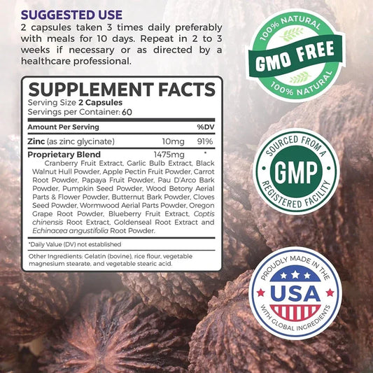 Intestinal Cleanse Supplement for Digestive and Liver Support