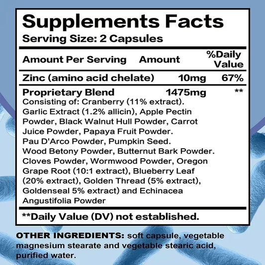 Parasite Blast Detox Complex for Digestive Wellness Support