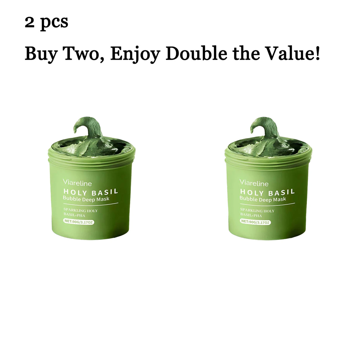 90G Facial Clay Mask for Pore Cleansing and Oil Control