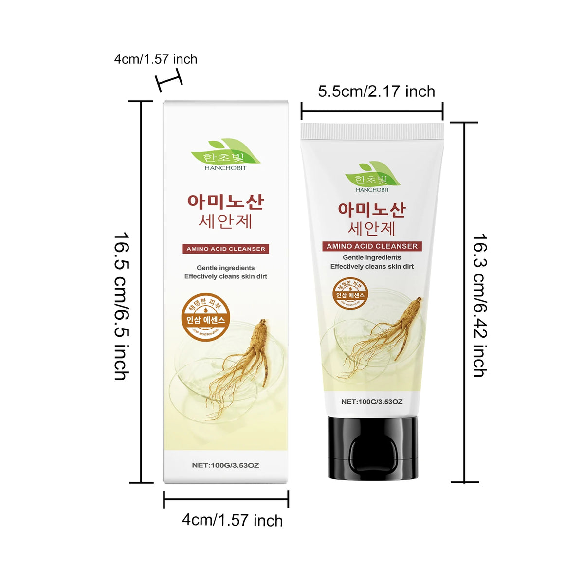 100G Ginseng Amino Acid Gentle Facial Cleanser