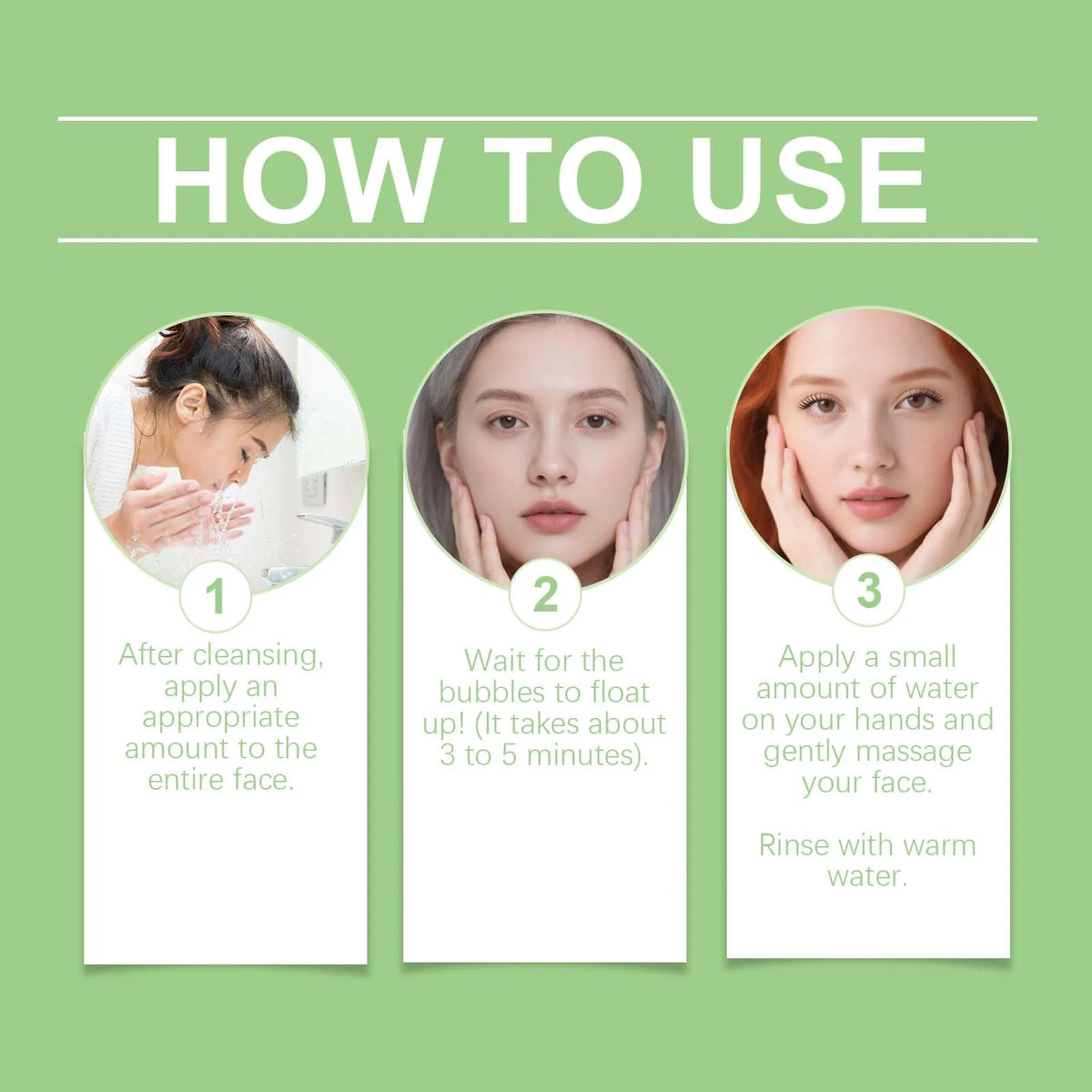 90G Facial Clay Mask for Pore Cleansing and Oil Control
