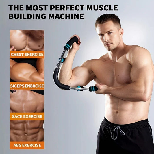 Adjustable Stainless Steel Chest and Arm Resistance Trainer
