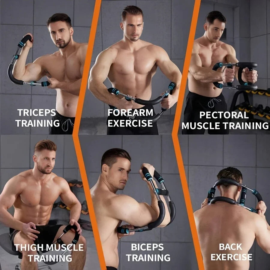 Adjustable Stainless Steel Chest and Arm Resistance Trainer