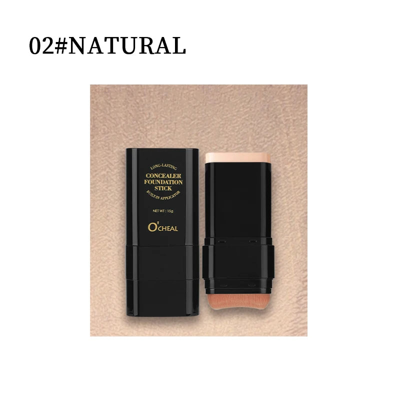2-in-1 Concealer Foundation Stick Matte Waterproof
