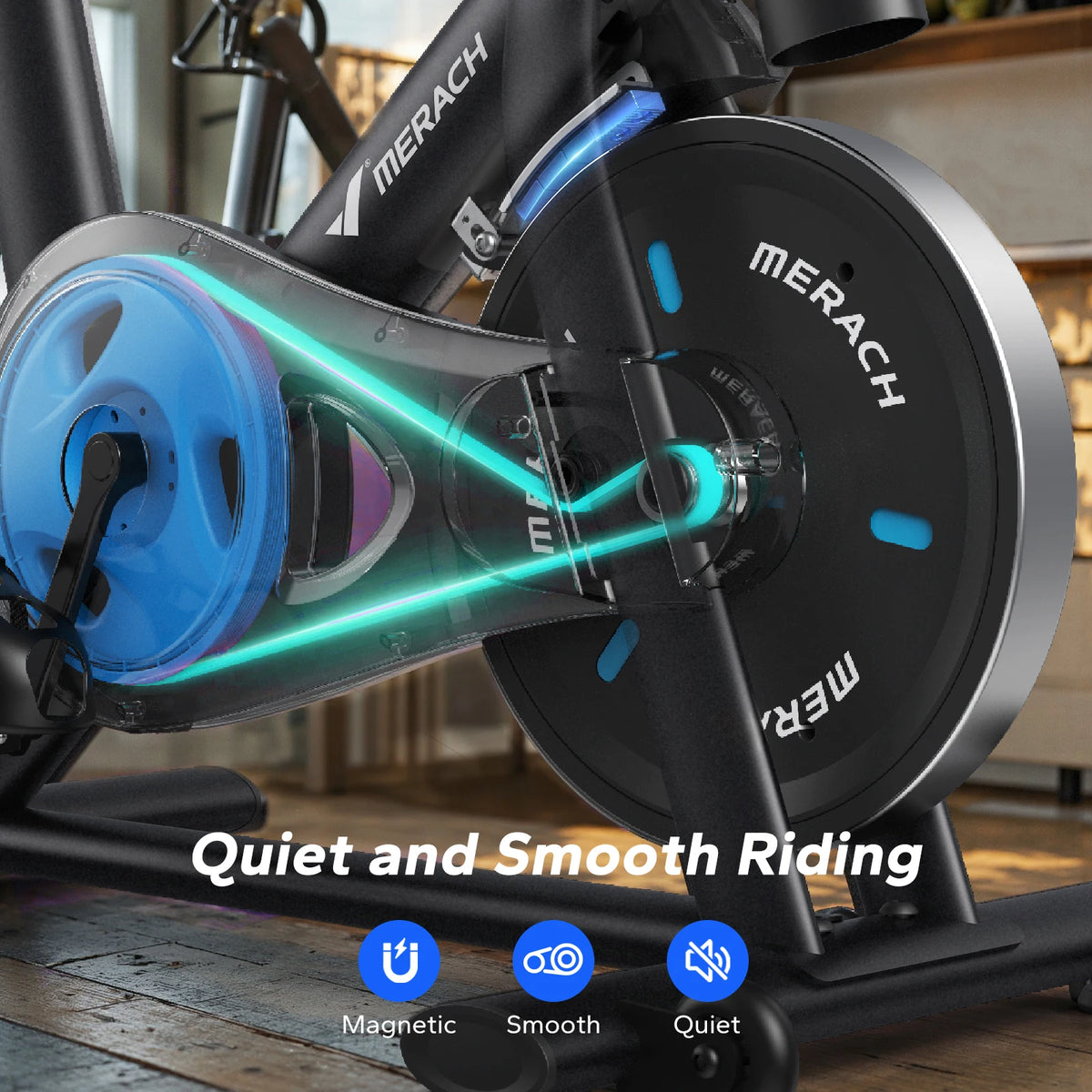 Magnetic Exercise Bike with App and Courses