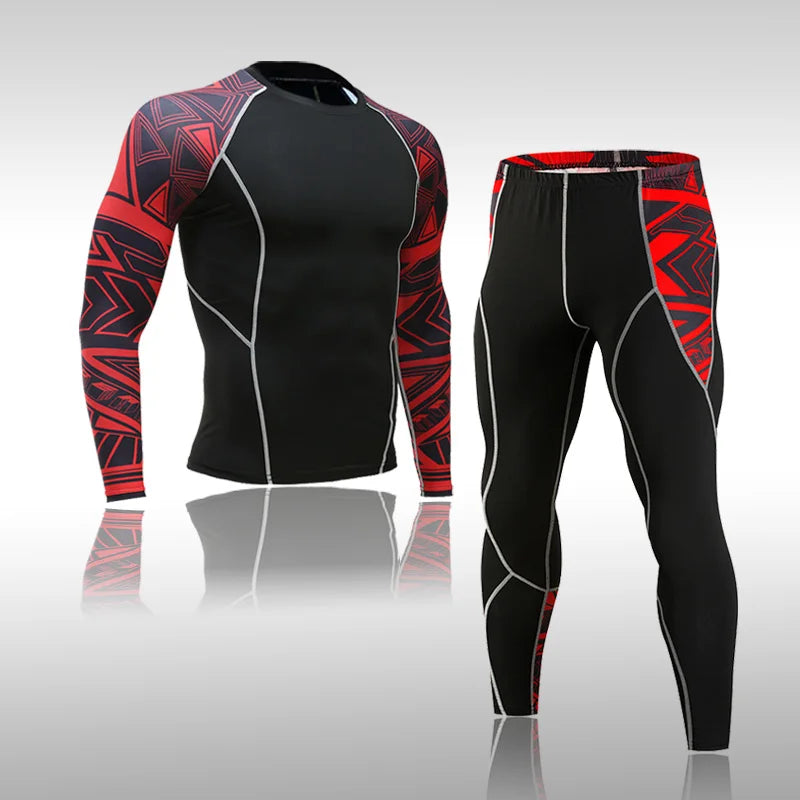 Men’s Compression Quick Dry Sports Suit for Training