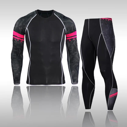 Men’s Compression Quick Dry Sports Suit for Training