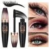 Waterproof 4D Mascara for Thick Long Curled Lashes