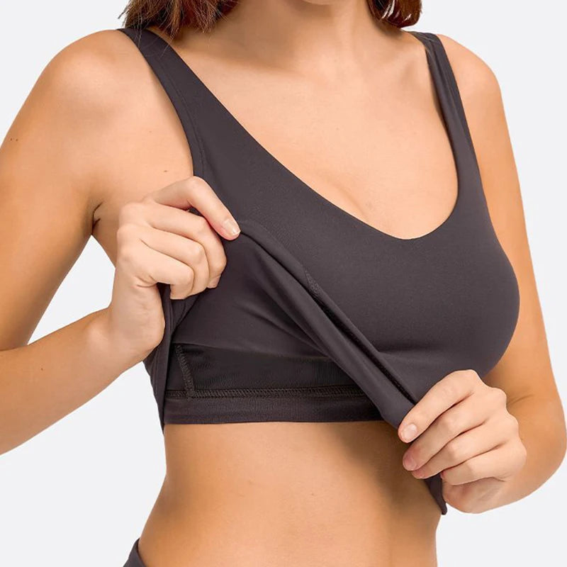 Women’s U-Back Sports Bra for Yoga and Running