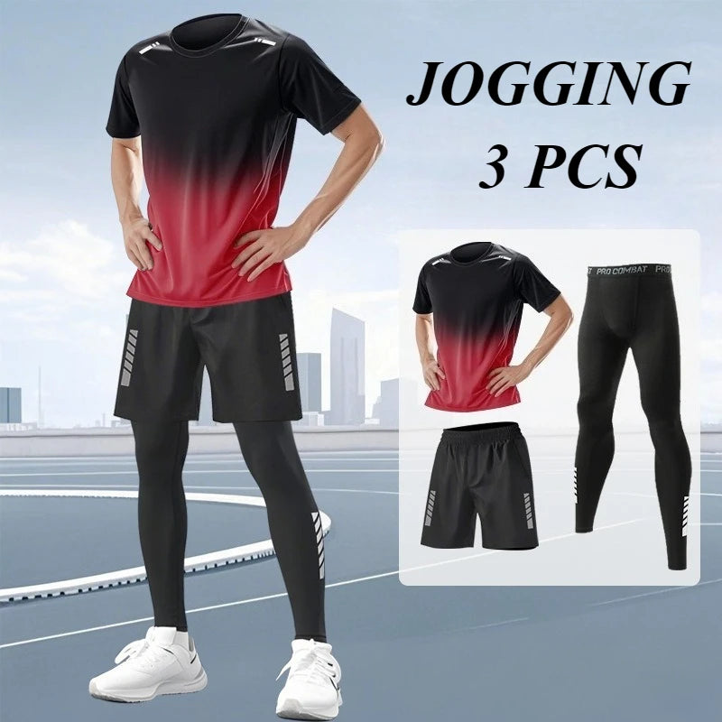 Men’s Ice Silk 2-Piece Quick Dry Sports Set