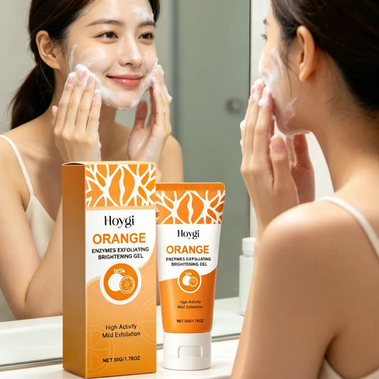 Orange Enzyme Exfoliating Brightening Facial Cleansing Gel