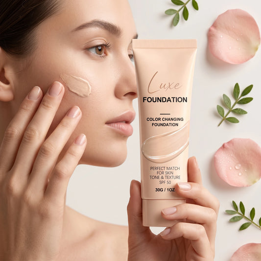 SPF 50 Color Changing Lightweight Liquid Foundation