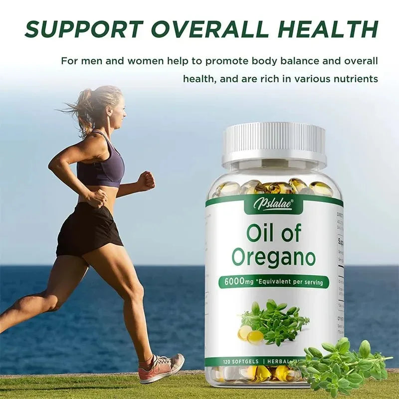 Oil of Oregano Capsules for Digestive and Gut Health