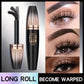 Waterproof 4D Mascara for Thick Long Curled Lashes