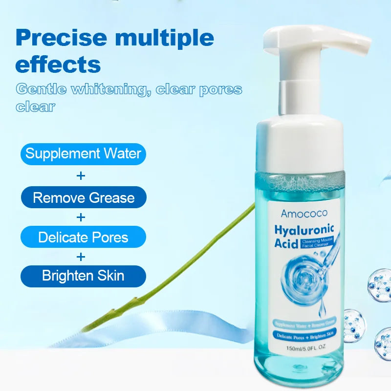 Amococo Facial Cleanser and Compressed Towel Skincare Set