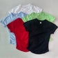Women’s 2-Piece Longline Crop Top Workout Shorts Set