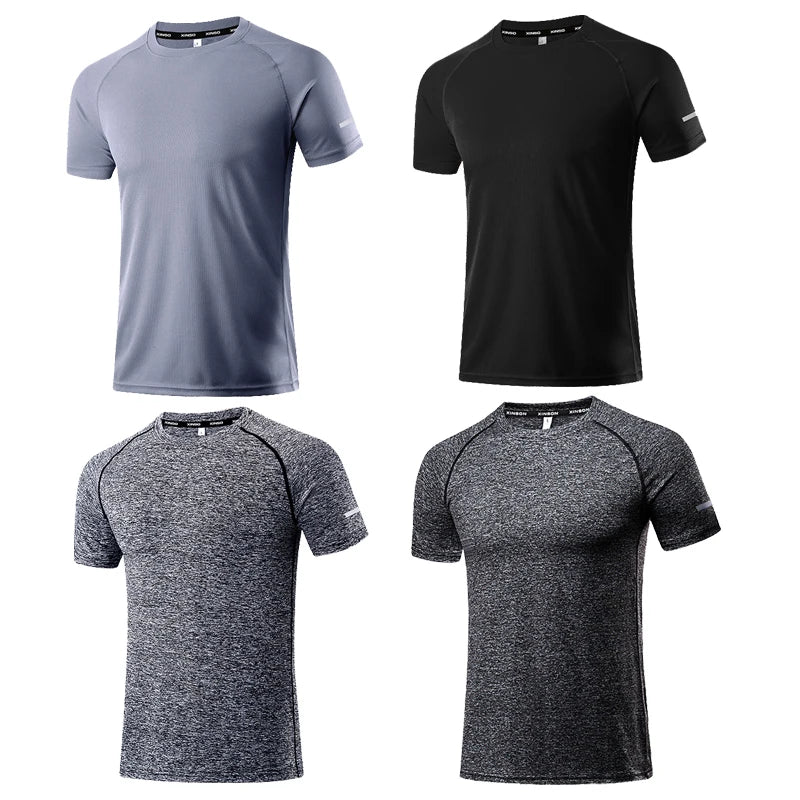 Men’s Quick Dry Polyester Running Fitness T-Shirt