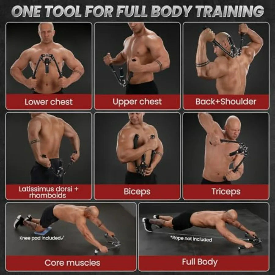 3-in-1 Hydraulic Arm Trainer with Adjustable Resistance