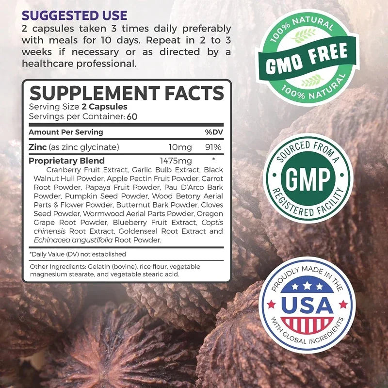 Intestinal Cleanse Supplement for Digestive and Liver Support