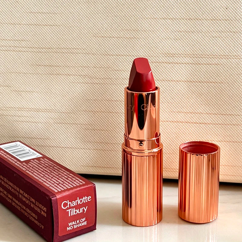 Luxury Diamond Metal Glitter Rotary Lipstick Waterproof Makeup