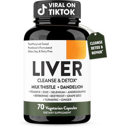 Liver Cleanse Detox Support 70 Veg Capsules