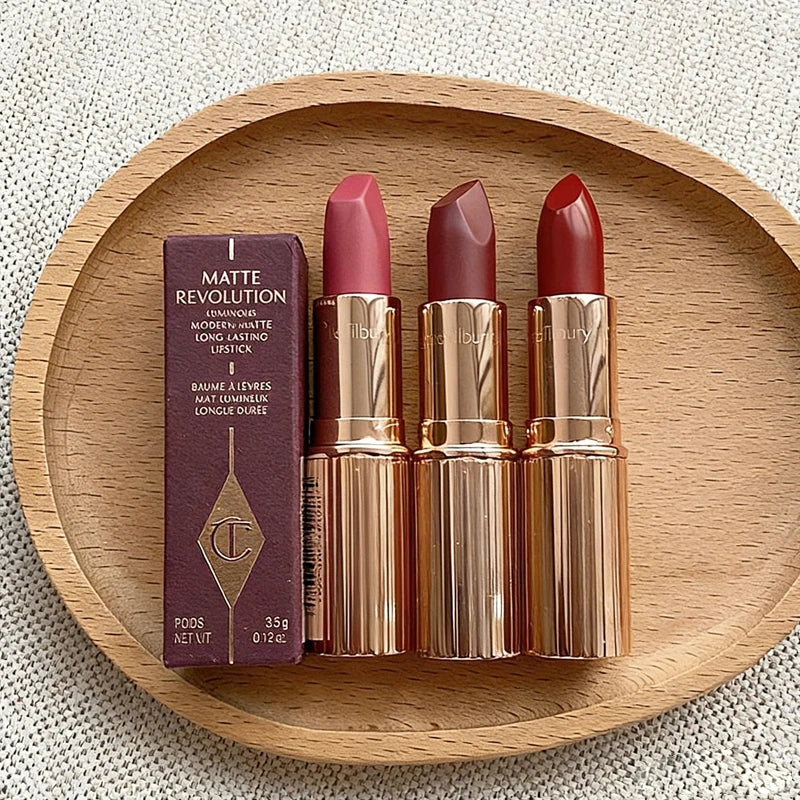 Luxury Diamond Metal Glitter Rotary Lipstick Waterproof Makeup