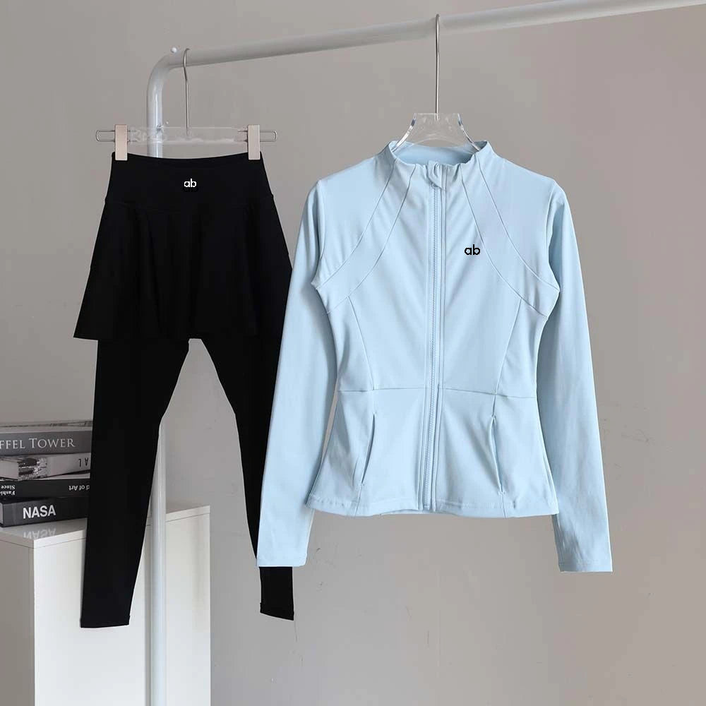 Women’s Long Sleeve Yoga Sports Set for Fitness