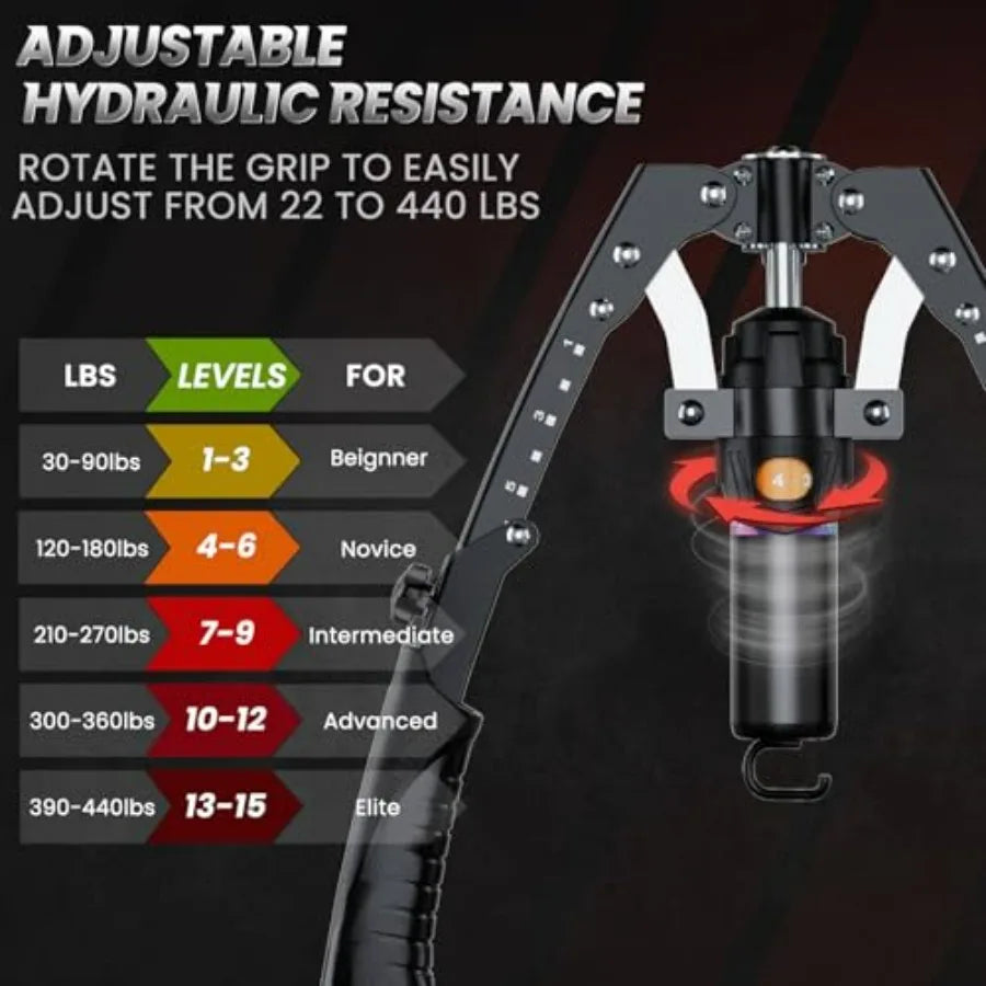 3-in-1 Hydraulic Arm Trainer with Adjustable Resistance