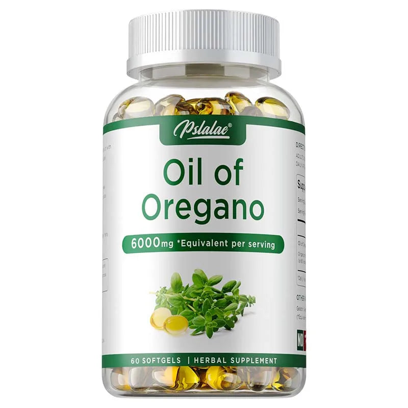 Oil of Oregano Capsules for Digestive and Gut Health