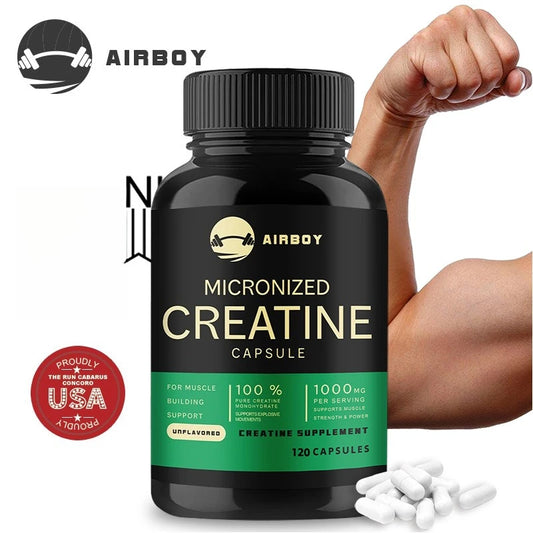 Creatine Monohydrate Capsules for Strength and Muscle Performance