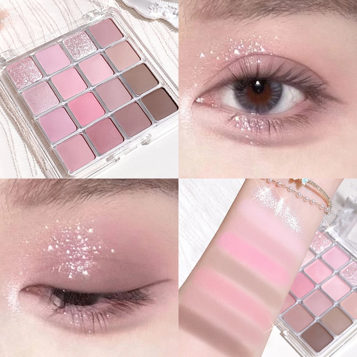 16-Color Sunset Magic Matte Pearl Eyeshadow Palette