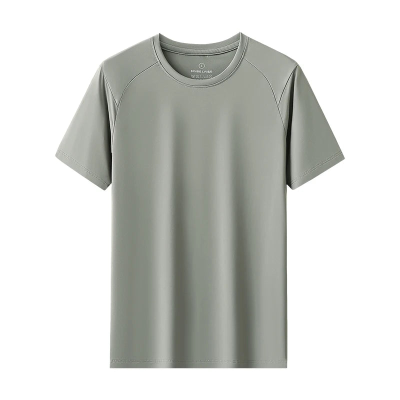 Men’s Ice Silk Breathable Quick Dry Sports T-Shirt