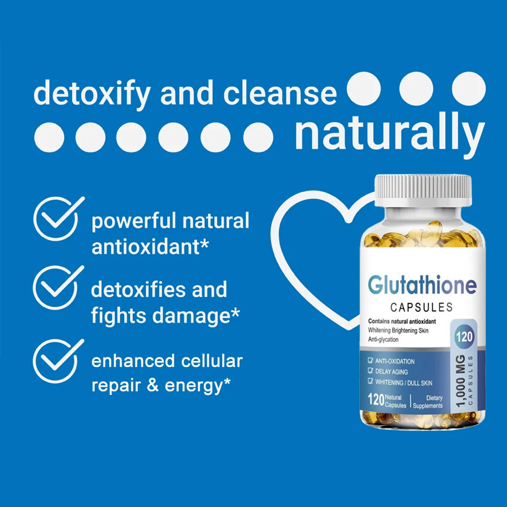 1000mg Glutathione Supplement for Antioxidant and Wellness Support