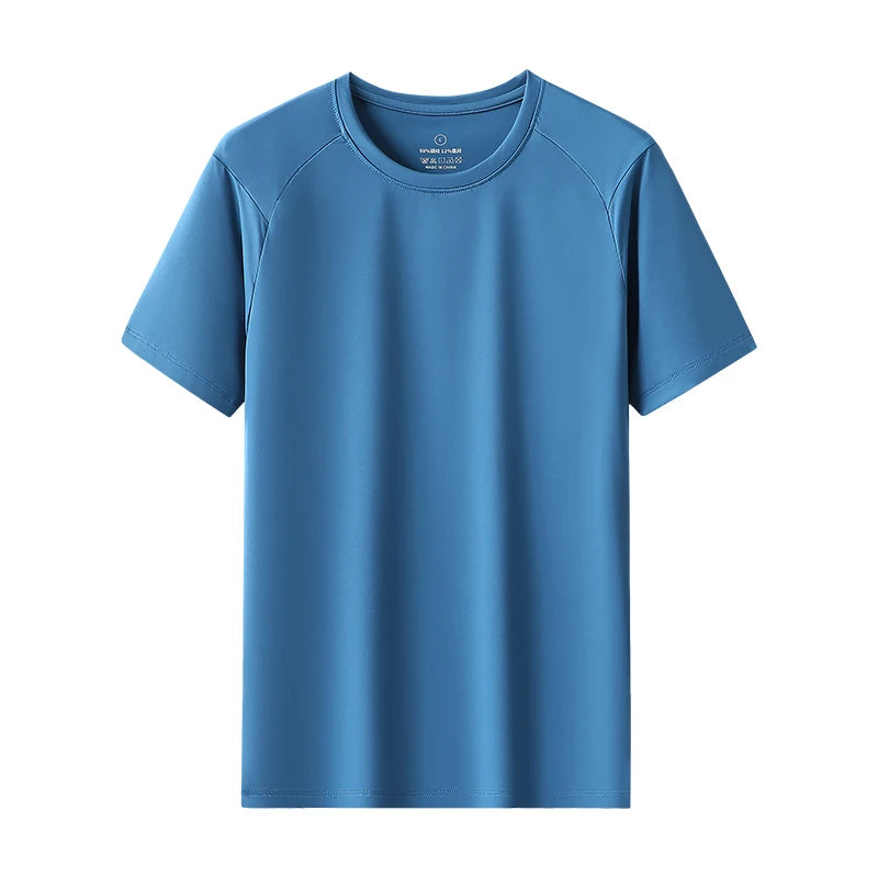 Men’s Ice Silk Breathable Quick Dry Sports T-Shirt