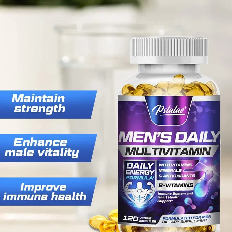 Men’s Daily Multivitamin for Energy Immunity and Wellness