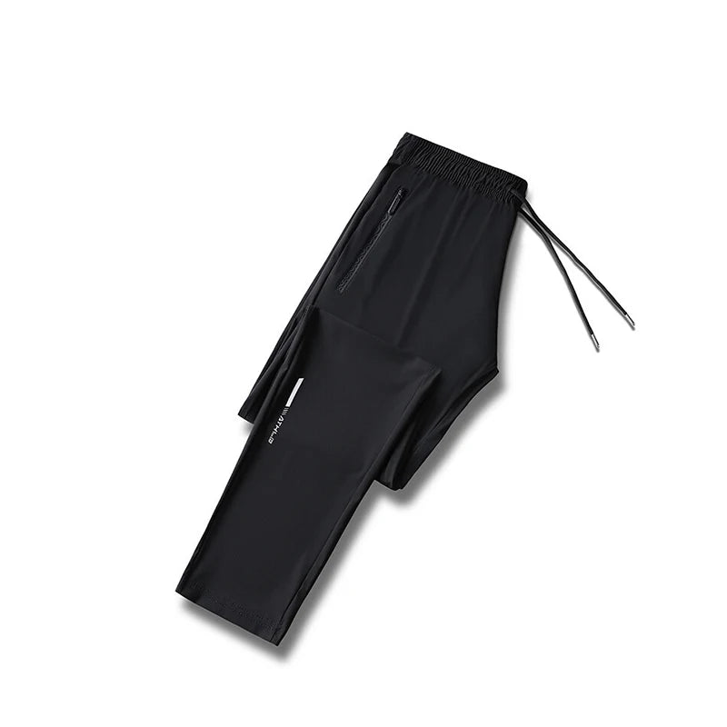 Men’s Ice Silk Quick Dry Casual Running Pants