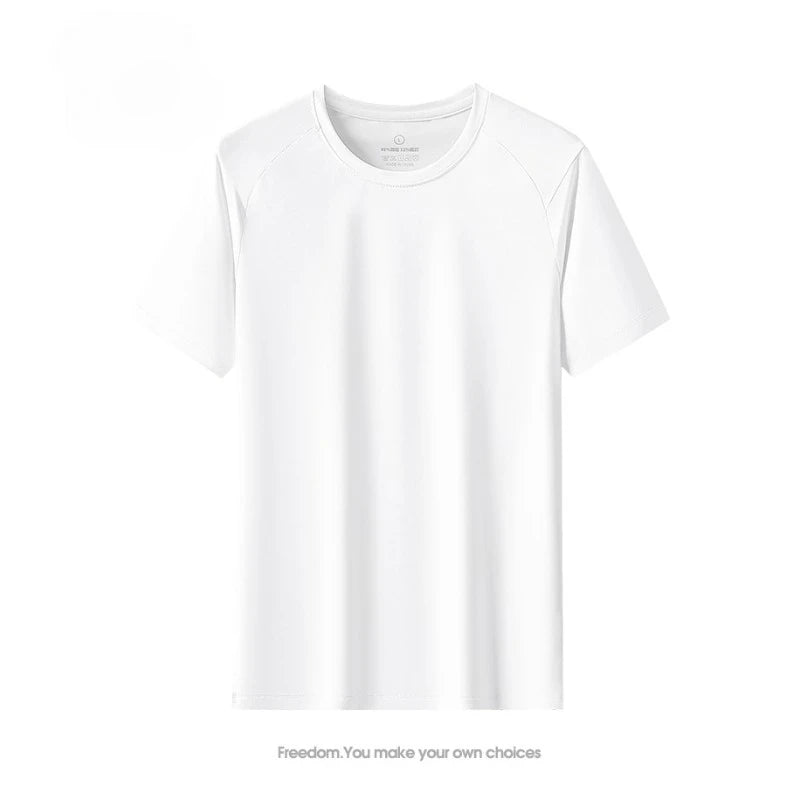Men’s Ice Silk Breathable Quick Dry Sports T-Shirt