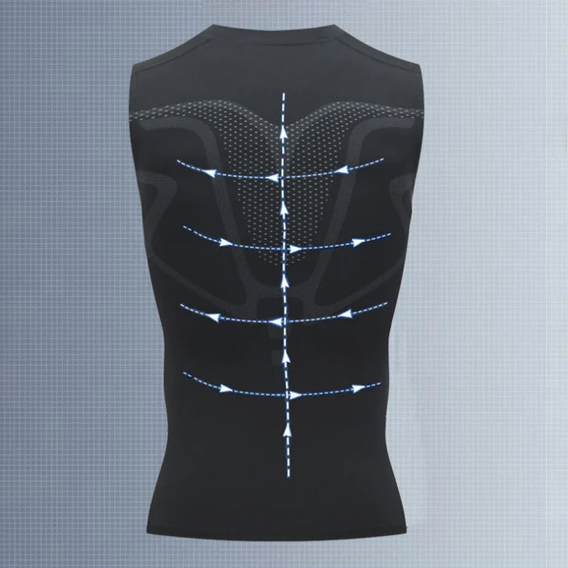 Men’s Compression Sleeveless Quick Dry Gym Tank Top