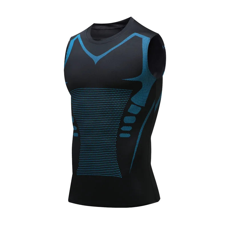 Men’s Compression Sleeveless Quick Dry Gym Tank Top