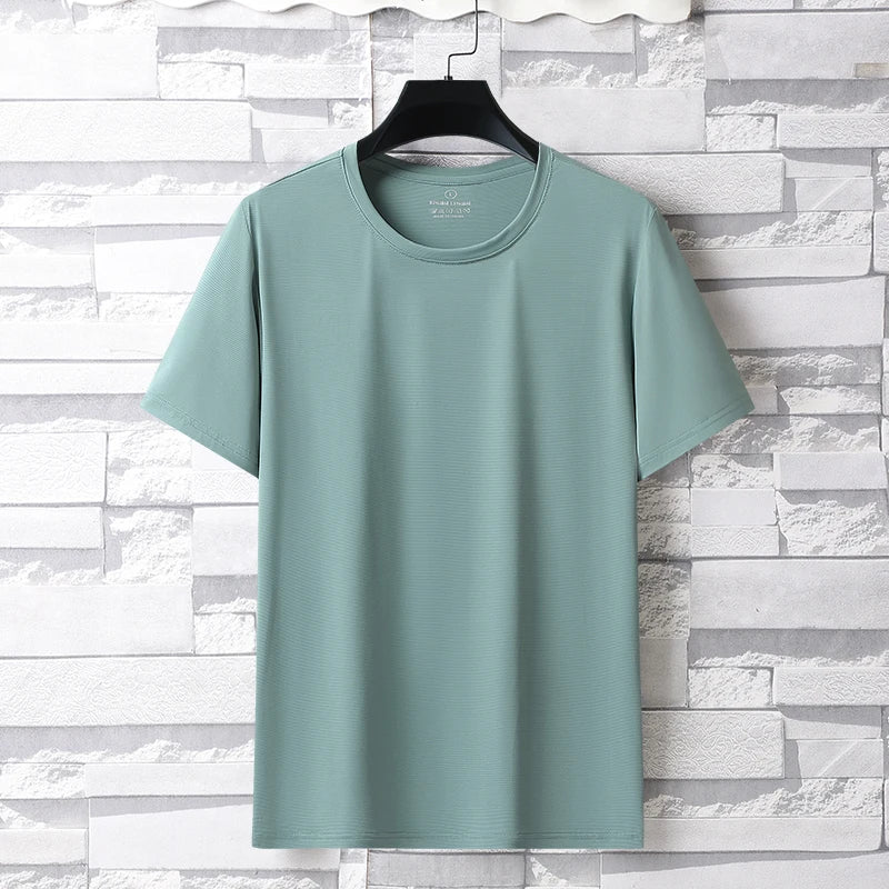 Men’s Ice Silk Breathable Quick Dry Sports T-Shirt