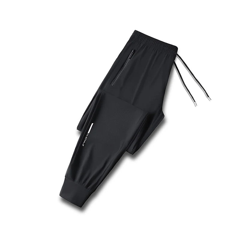 Men’s Ice Silk Quick Dry Casual Running Pants