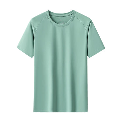 Men’s Ice Silk Breathable Quick Dry Sports T-Shirt
