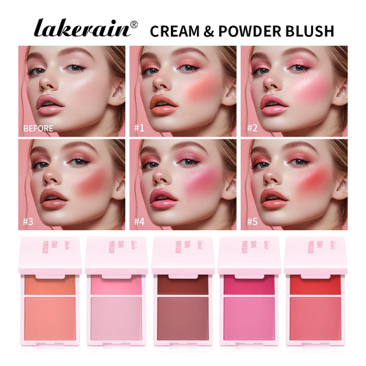 2-in-1 Cream Powder Blush Natural Pink