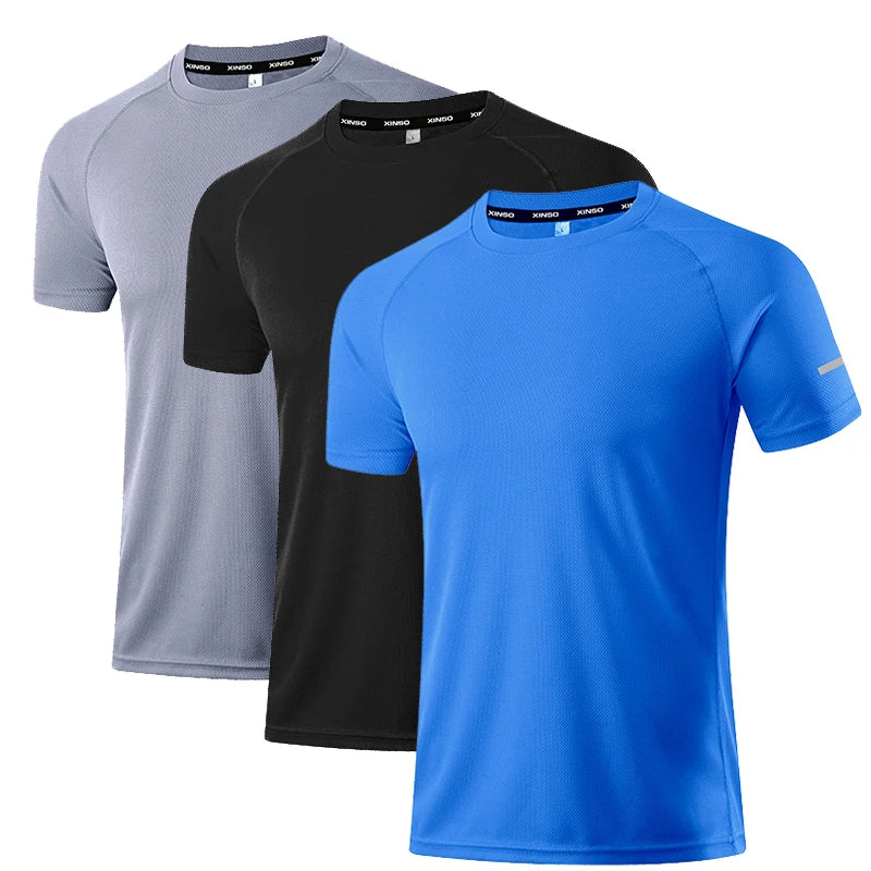 Men’s Quick Dry Polyester Running Fitness T-Shirt