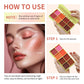 8-Color Cream Blush Highlighter Concealer Palette