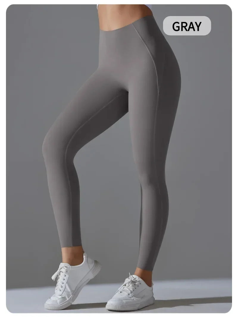 Women’s High Waisted Peach Hip Lifting Yoga Leggings