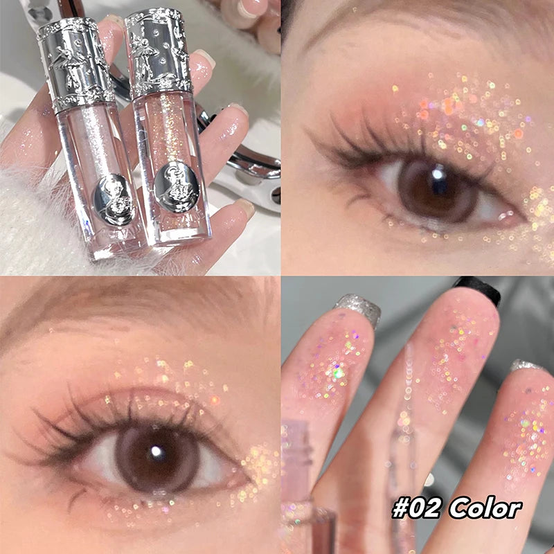 Pearlescent Liquid Eyeshadow Waterproof Glitter Shimmer