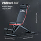Foldable 14-in-1 Weight Bench with 1000-Lb Capacity